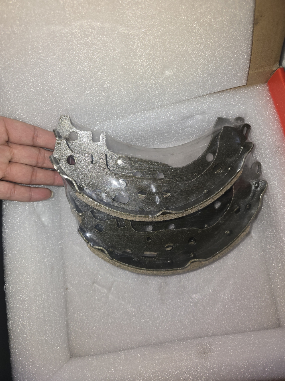 Set of Metallic Brake Shoes - Black/Grey